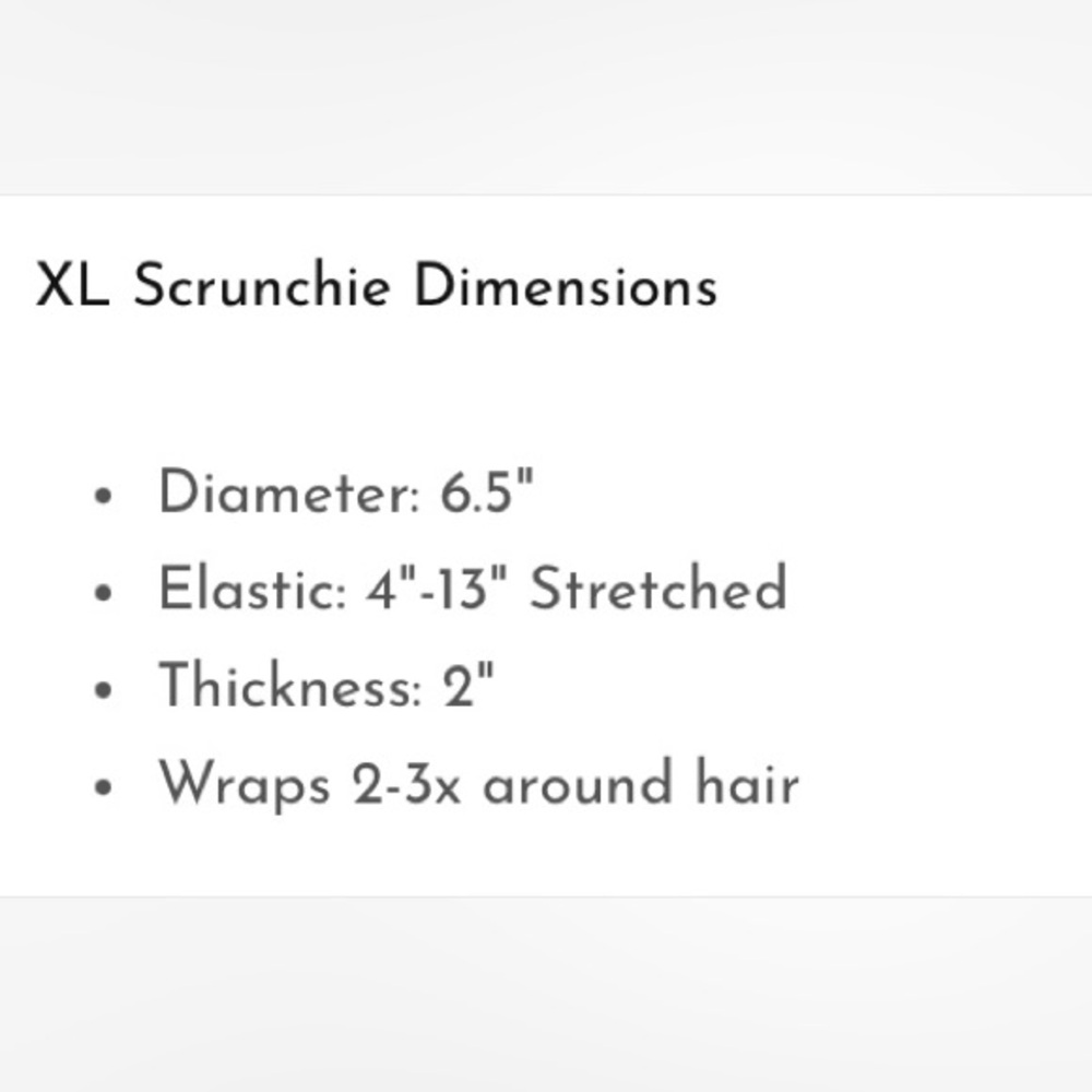 Curlfriend Collective XL silk scrunchie, New with Box - Picture 6 of 6